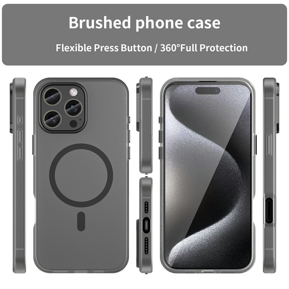  iPhone 16 Pro Max Skal MagSafe Slim Matt Svart