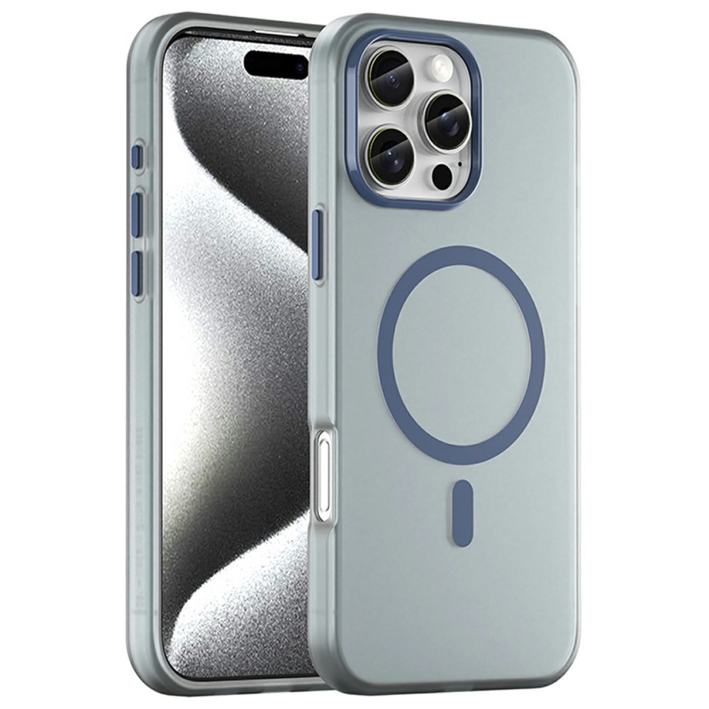  iPhone 16 Pro Max Skal MagSafe Slim Matt Mörk Blå