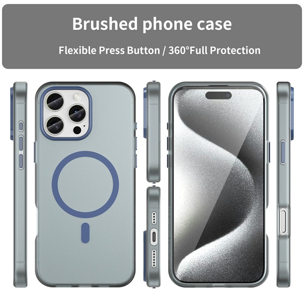  iPhone 16 Pro Max Skal MagSafe Slim Matt Mörk Blå