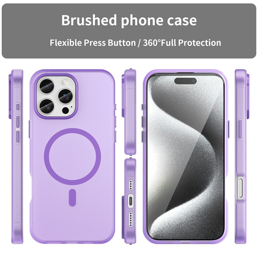  iPhone 16 Pro Max Skal MagSafe Slim Matt Lila