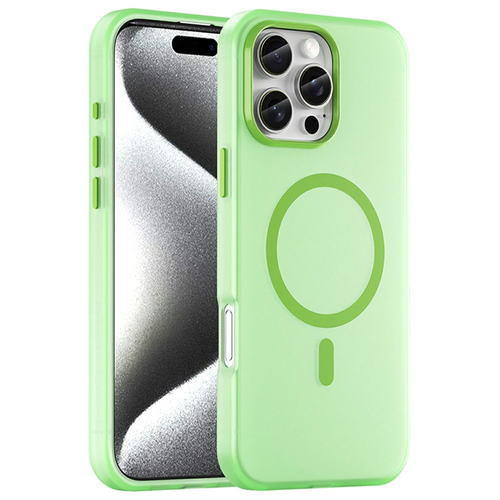  iPhone 16 Pro Max Skal MagSafe Slim Matt Grön