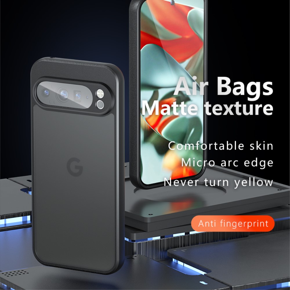  Google Pixel 9 Pro XL Skal Hybrid Matt Svart