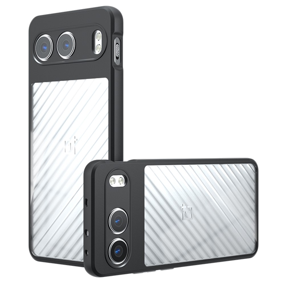  OnePlus Nord 4 Skal Shockproof Transparent/Svart