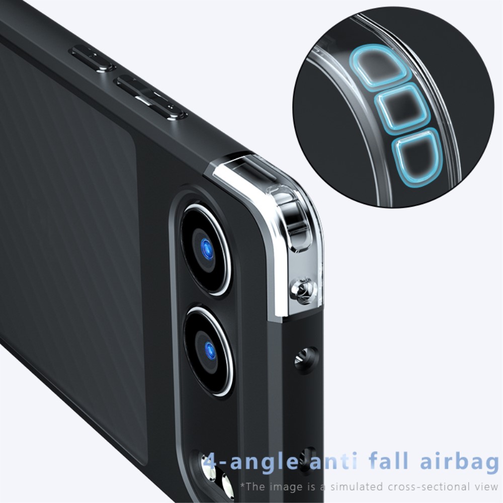  OnePlus Nord 4 Skal Shockproof Transparent/Svart