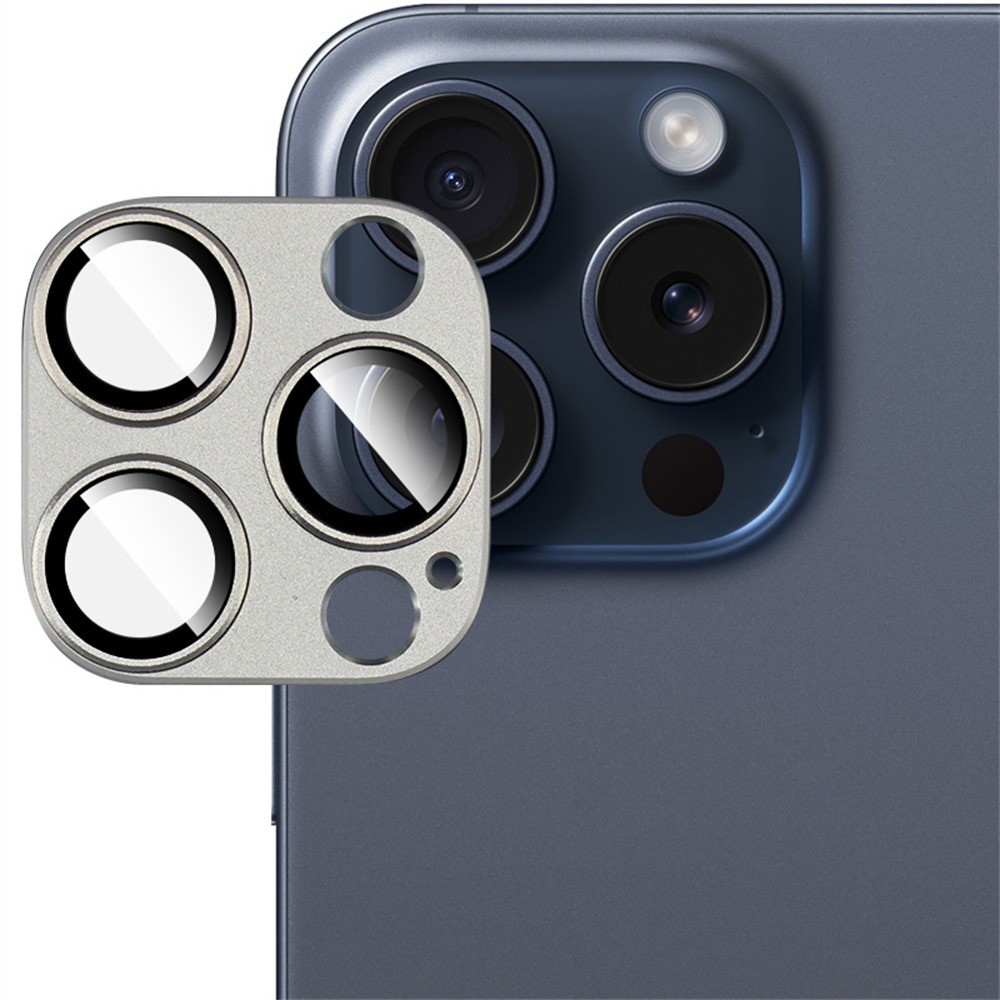IMAK IMAK iPhone 16 Pro Max/16 Pro Linsskydd Grå