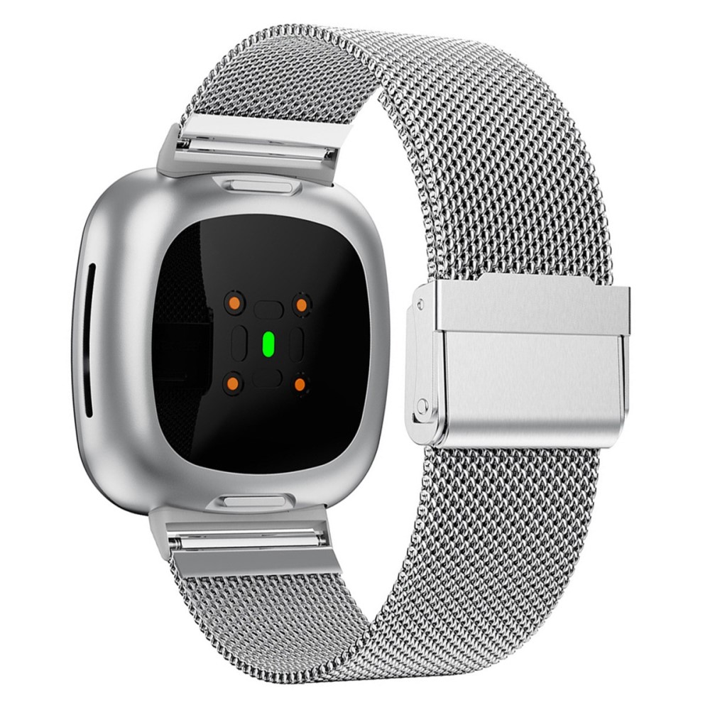  Fitbit Versa 4/Sense 2 Klockarmband Milanese Silver
