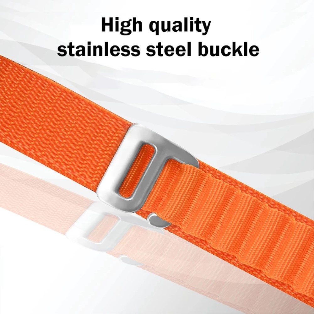  Fitbit Versa 4/Sense 2 Armband Justerbar Nylon Off White