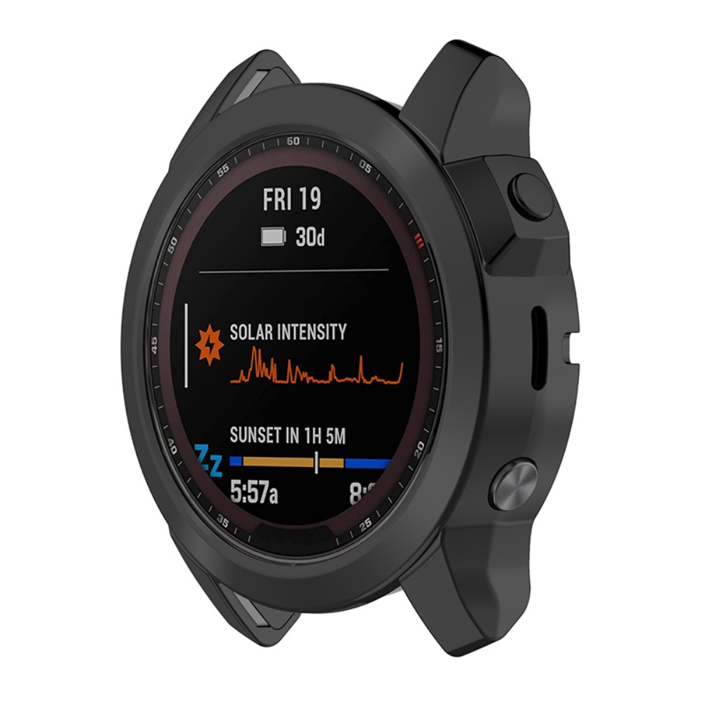  Garmin Fenix 7X/7X Solar Skal TPU Svart