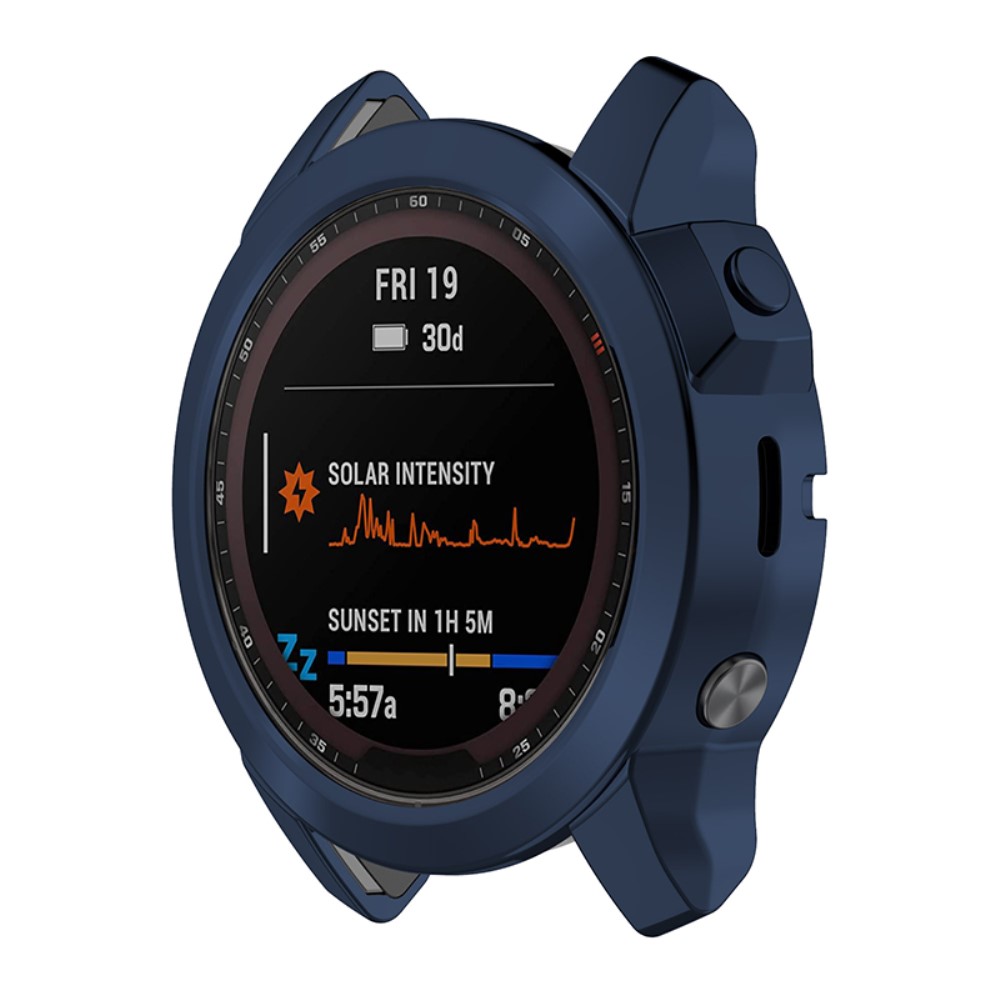  Garmin Fenix 7X/7X Solar Skal TPU Mörk Blå