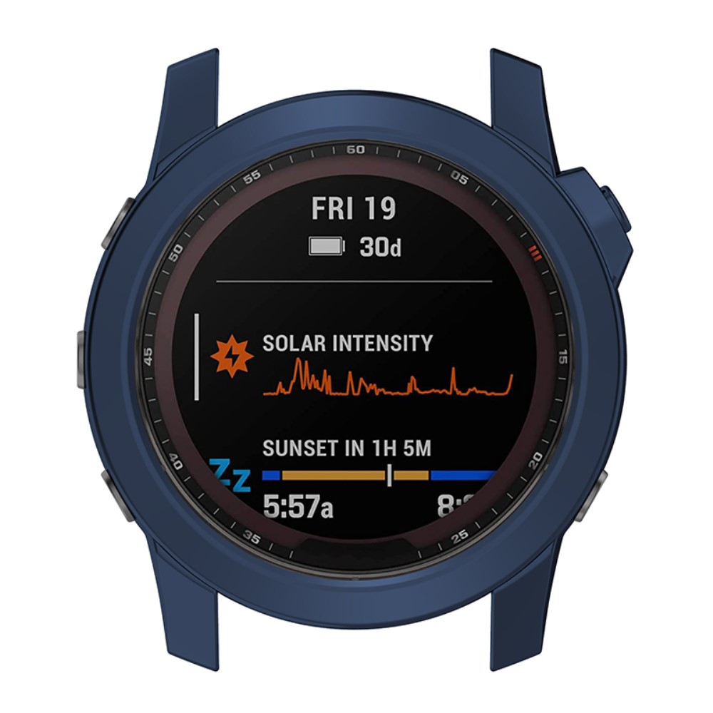  Garmin Fenix 7X/7X Solar Skal TPU Mörk Blå