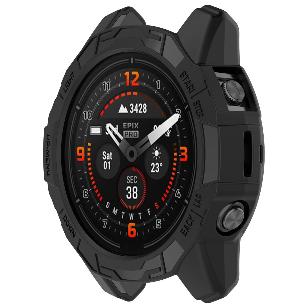  Garmin Fenix 7 / Epix Pro Gen 2 47 mm Skal TPU Svart
