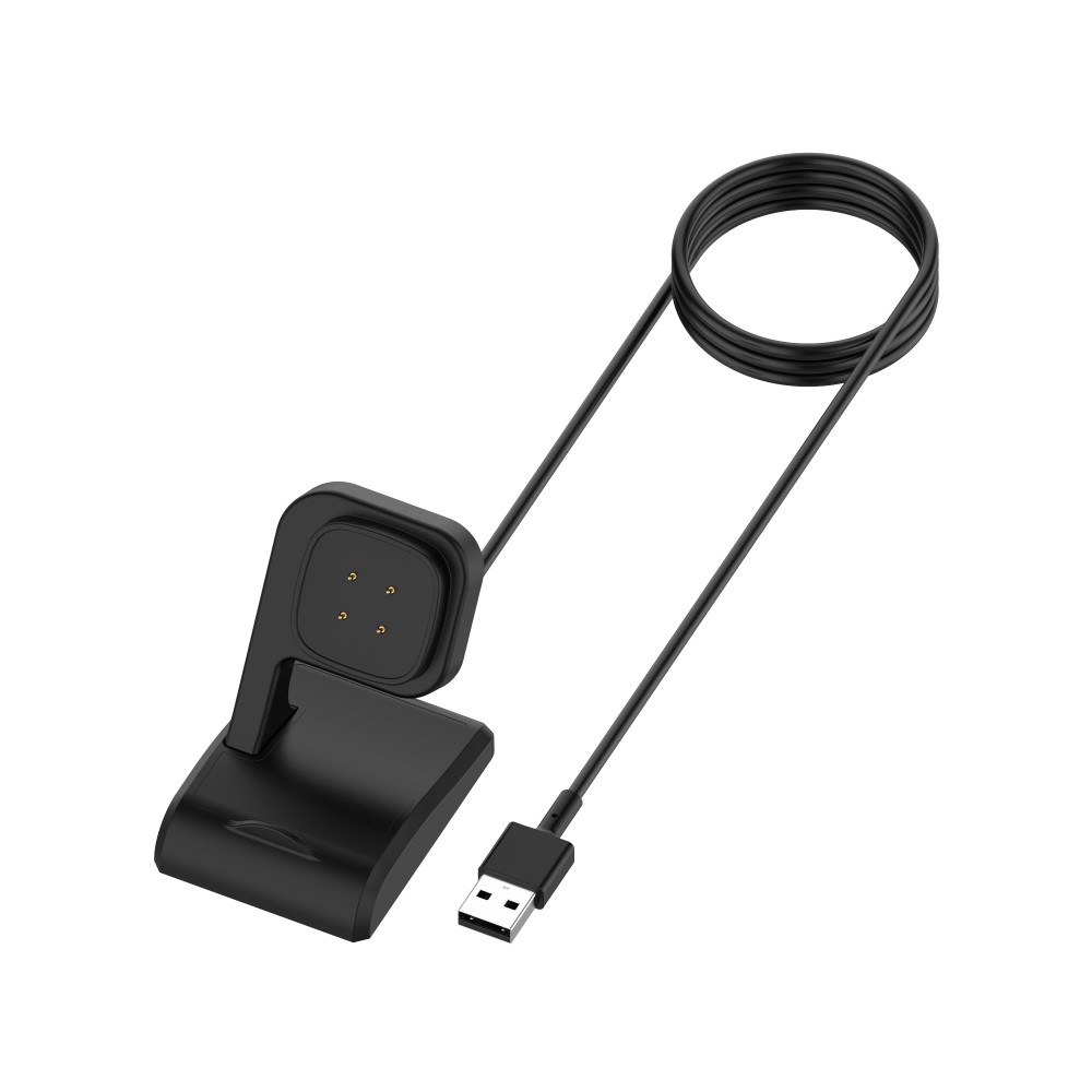  1m Laddare Till Fitbit Versa 4 / 3 / Sense / Sense 2 Svart