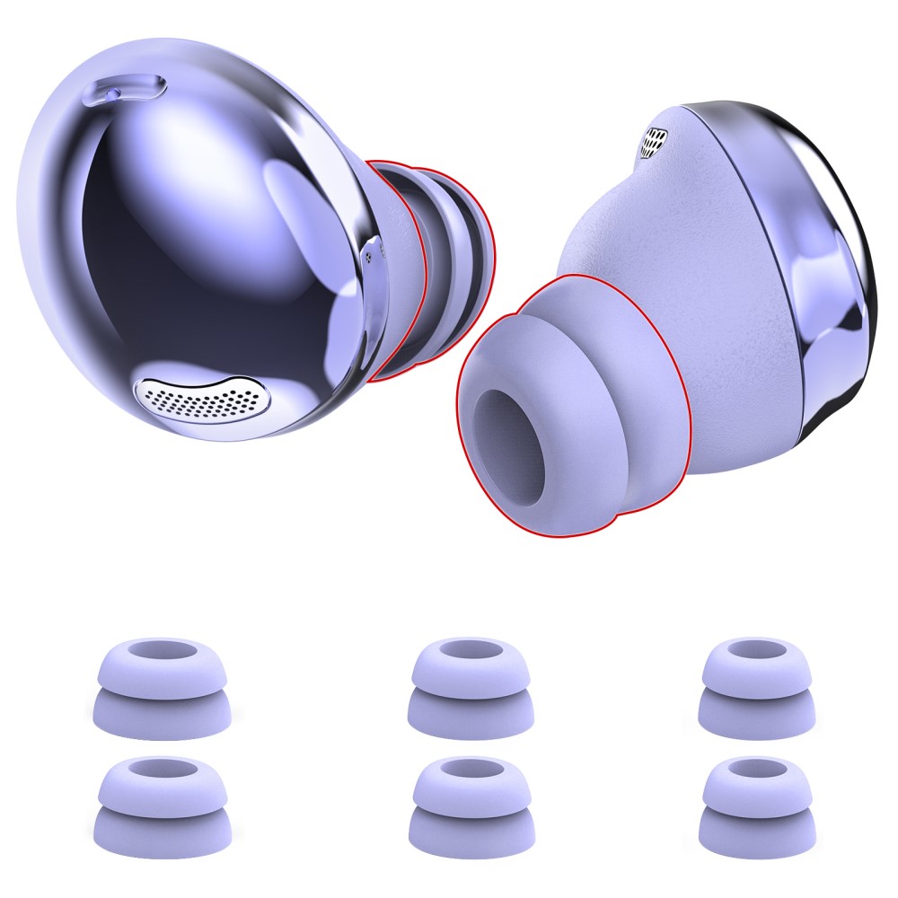 AHASTYLE AHASTYLE Galaxy Buds Pro 3 Öronpluggar 3-pack Lila