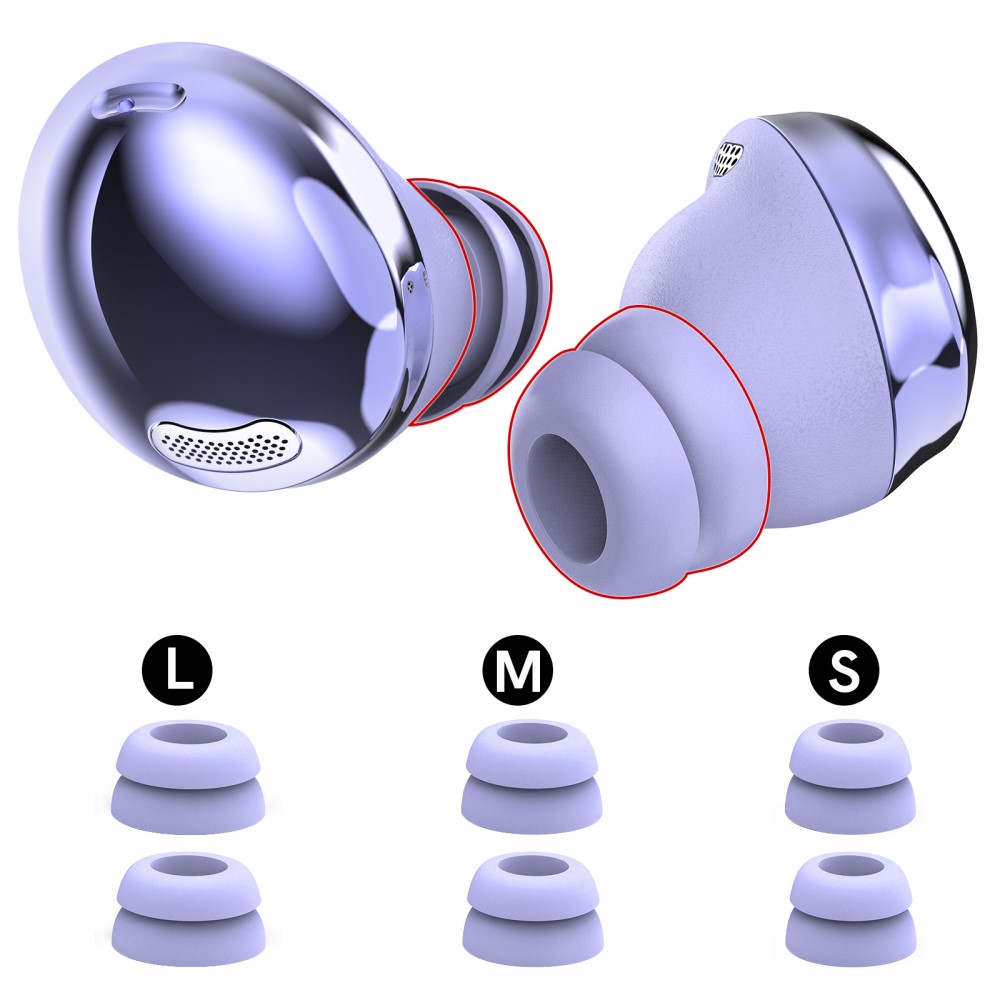 AHASTYLE AHASTYLE Galaxy Buds Pro 3 Öronpluggar 3-pack Lila