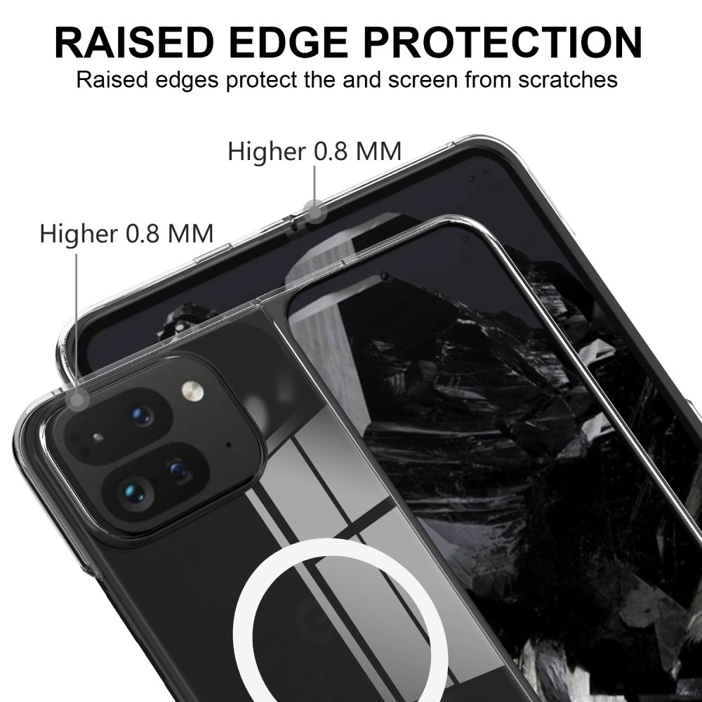  Google Pixel 9 Pro Fold Skal MagSafe Akryl/TPU Transparent