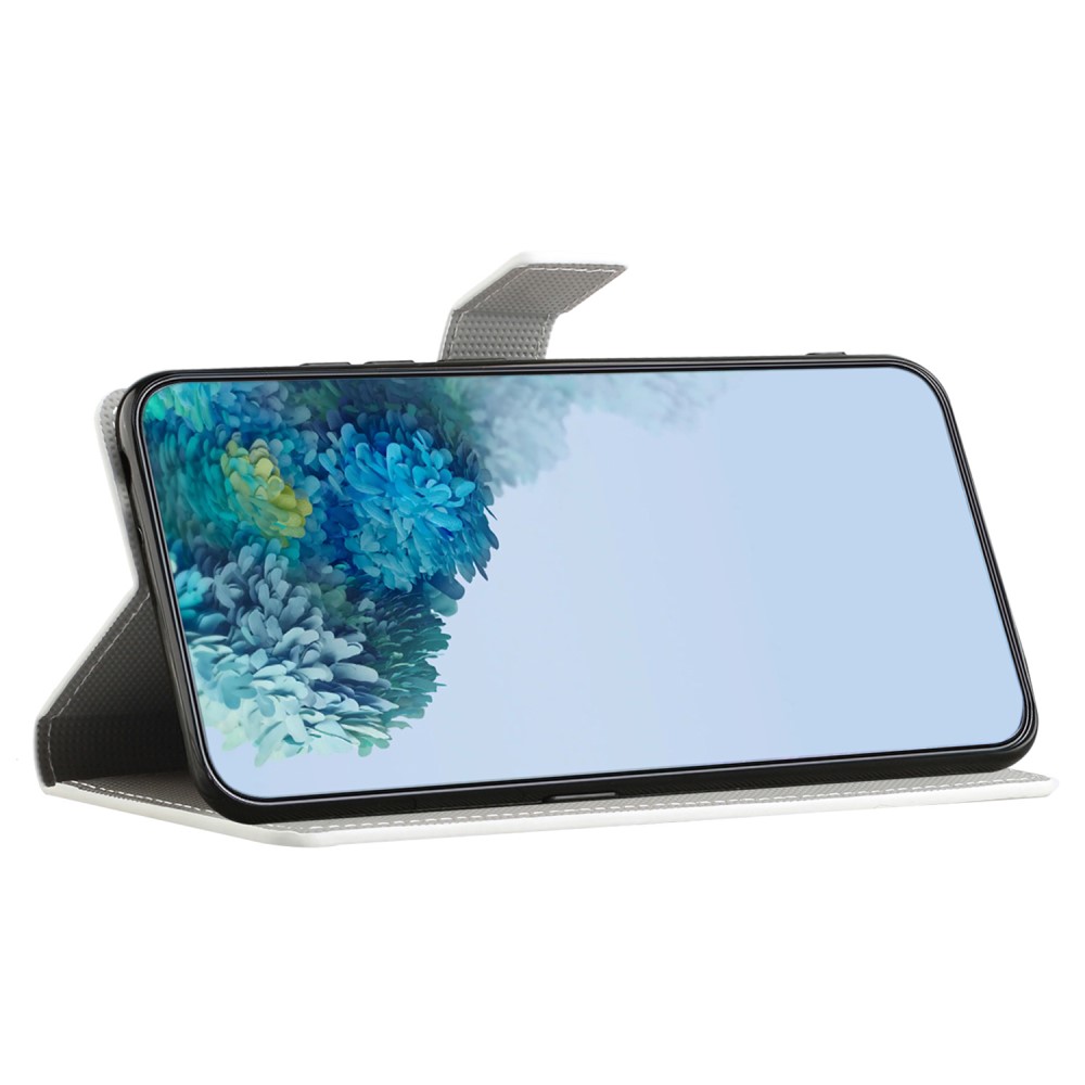  Samsung Galaxy S24 FE Fodral Med Tryck Lotus Blomma