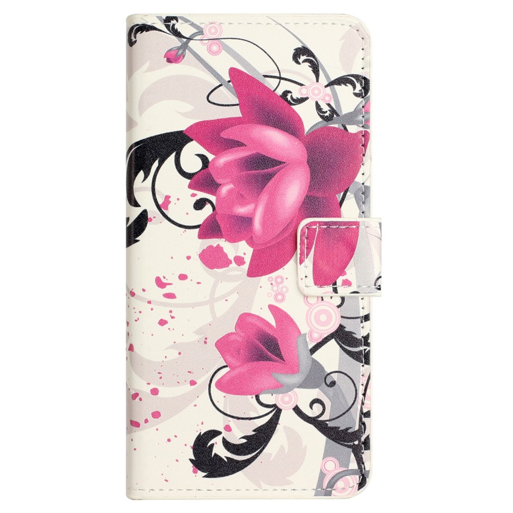  Samsung Galaxy S24 FE Fodral Med Tryck Lotus Blomma