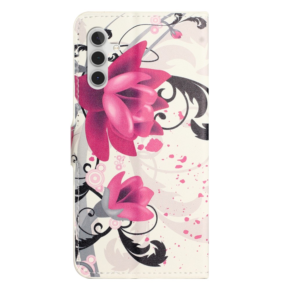 Samsung Galaxy S24 FE Fodral Med Tryck Lotus Blomma