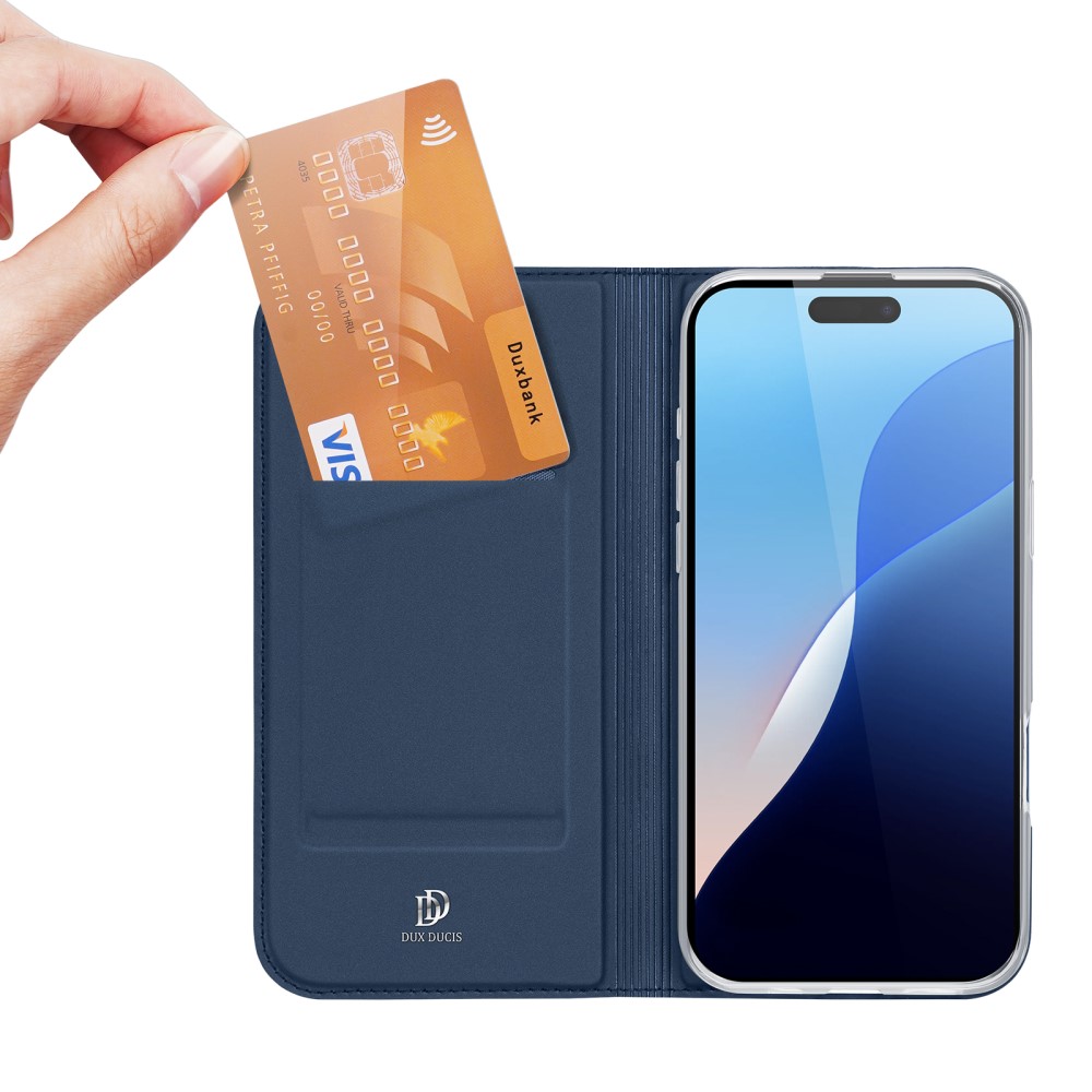 DUX DUCIS DUX DUCIS iPhone 16 Pro Fodral Skin Pro Series Mörk Blå