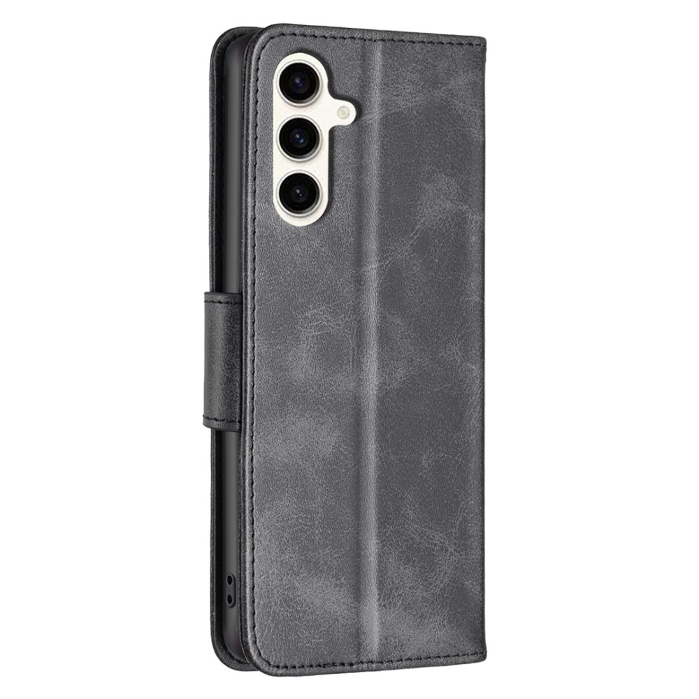  Samsung Galaxy S24 FE Fodral Läder Svart