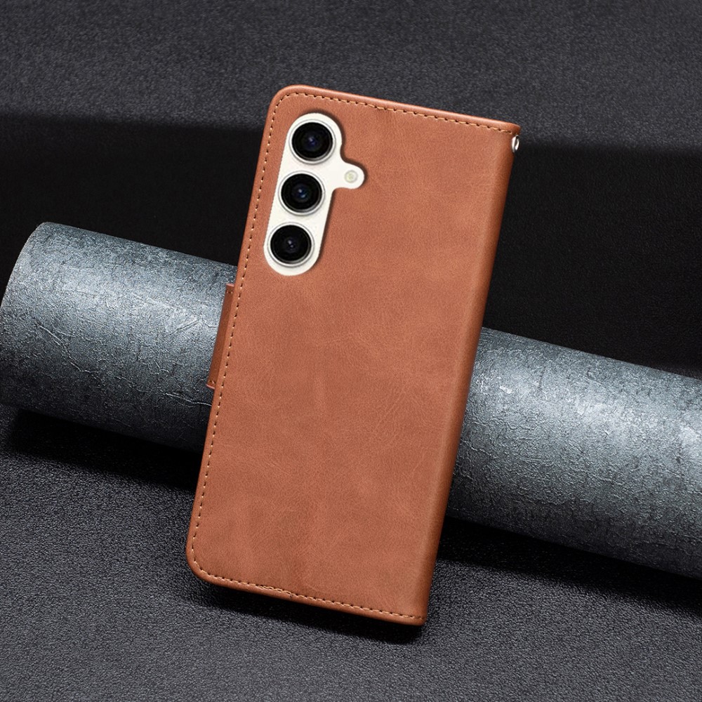  Samsung Galaxy S24 FE Fodral Läder Brun