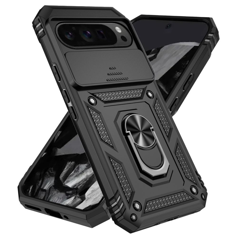  Google Pixel 9 Pro XL Skal CamShield Armor Ring Svart