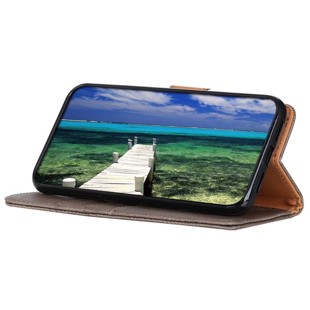 KHAZNEH KHAZNEH Samsung Galaxy S24 FE Fodral Läder Khaki