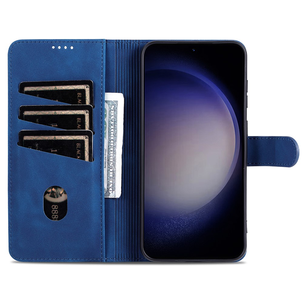 AZNS AZNS Samsung Galaxy S24 FE Fodral Läder Blå