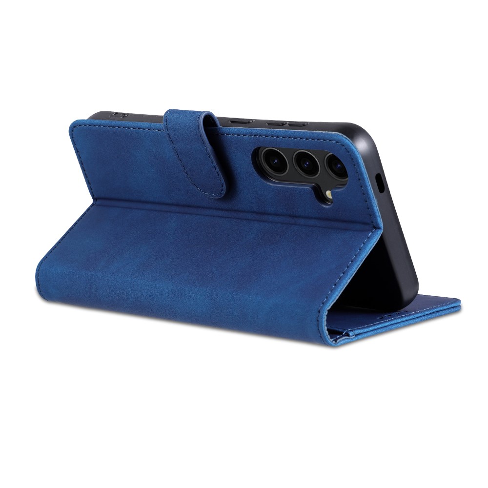 AZNS AZNS Samsung Galaxy S24 FE Fodral Läder Blå
