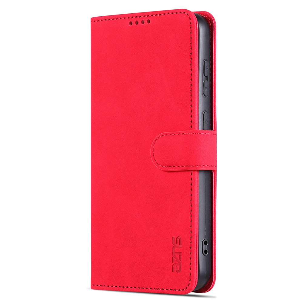AZNS AZNS Samsung Galaxy S24 FE Fodral Läder Röd