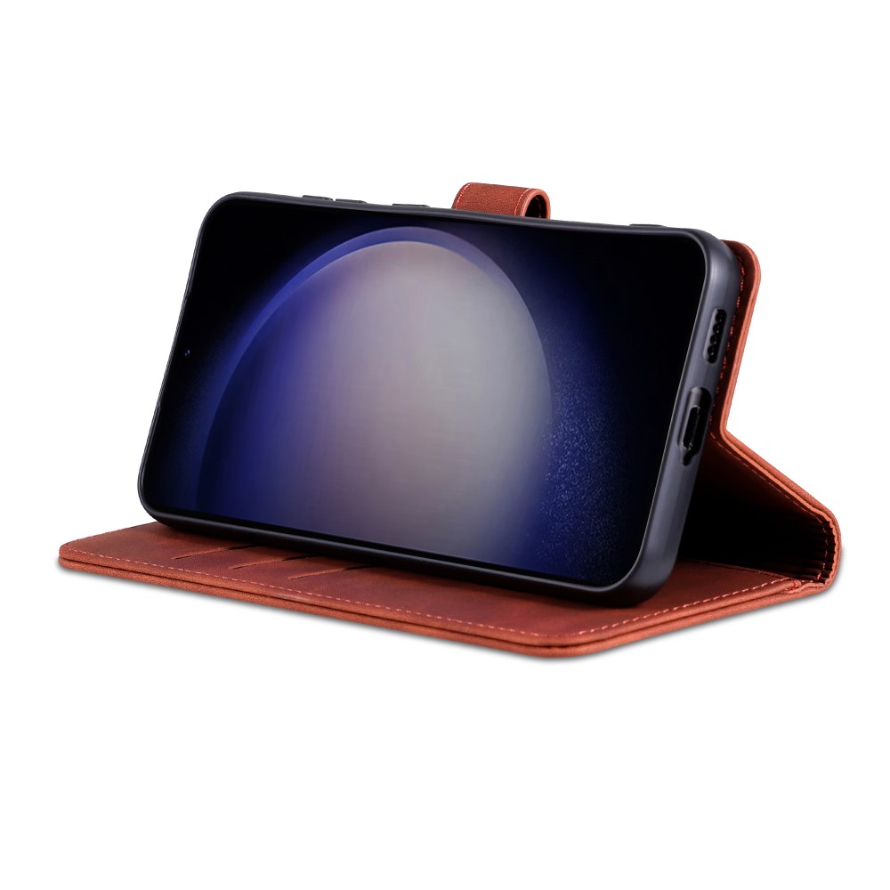 AZNS AZNS Samsung Galaxy S24 FE Fodral Läder Brun