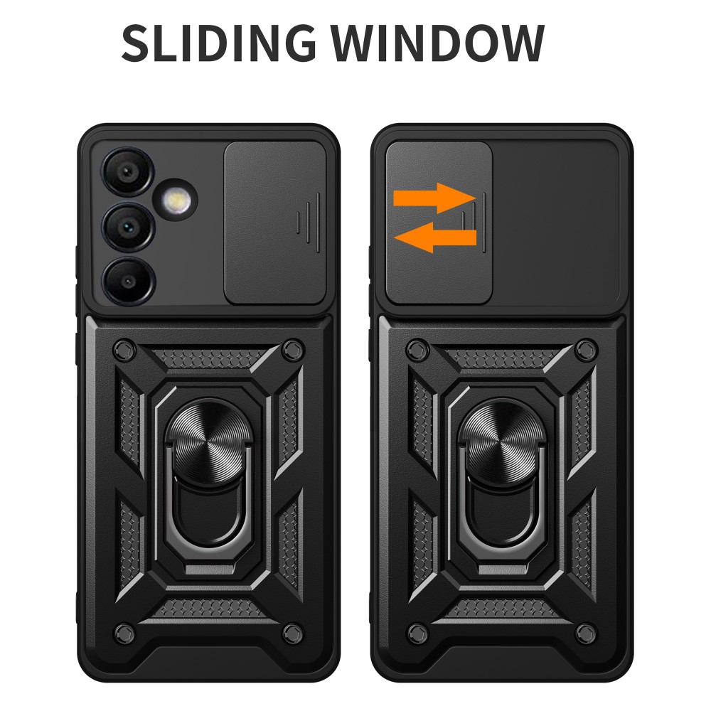  Samsung Galaxy S24 FE Skal CamShield Ring Hybrid Roséguld