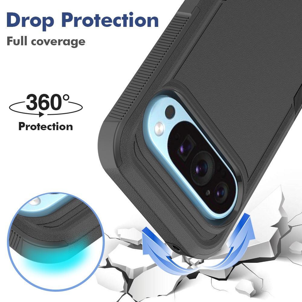  Google Pixel 9/9 Pro Skal Xtreme Shockproof Hybrid Svart