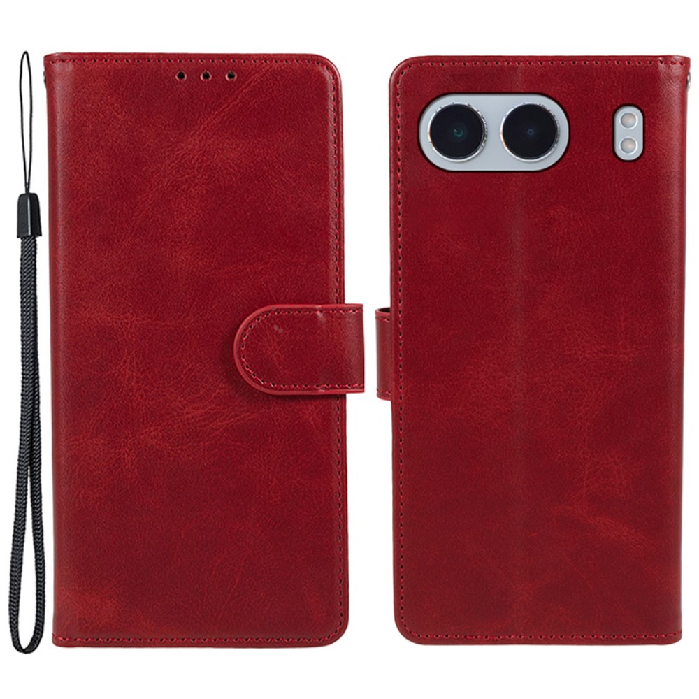  OnePlus Nord 4 Fodral Läder Röd