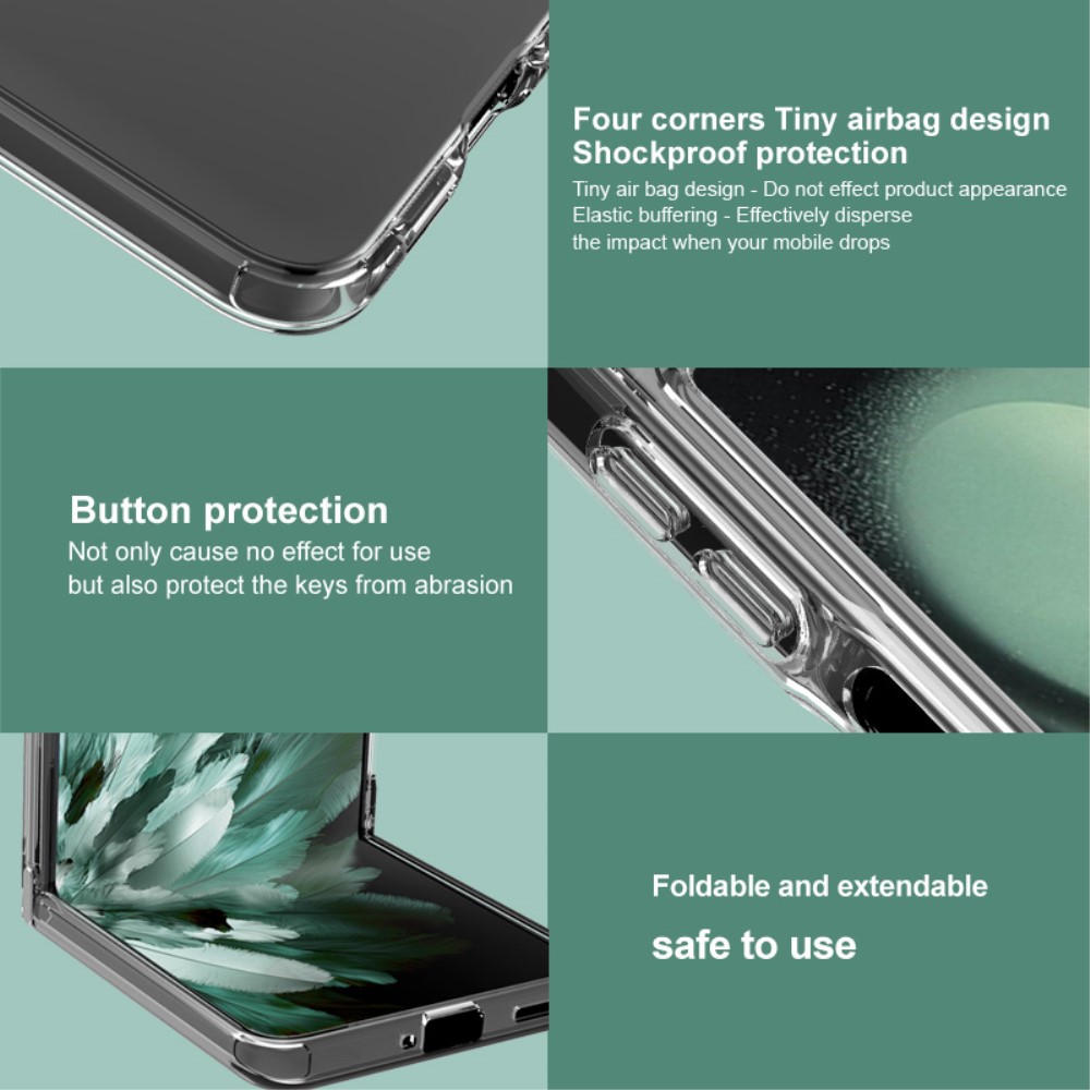 IMAK IMAK Motorola Razr 60 / 50 5G Skal TPU Transparent