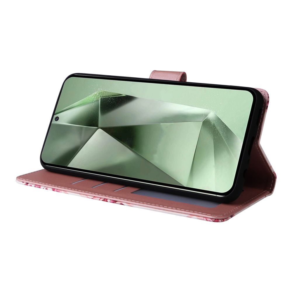  Samsung Galaxy S24 FE Fodral Marmor Rosa