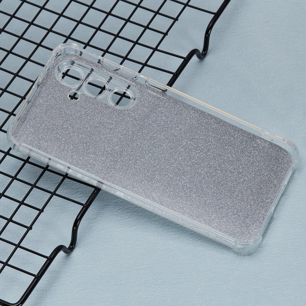  Samsung Galaxy S24 FE Skal Glitter Silver