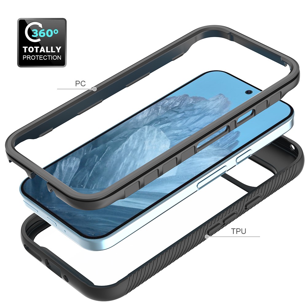  Google Pixel 9/9 Pro Skal Hybrid Defense Svart