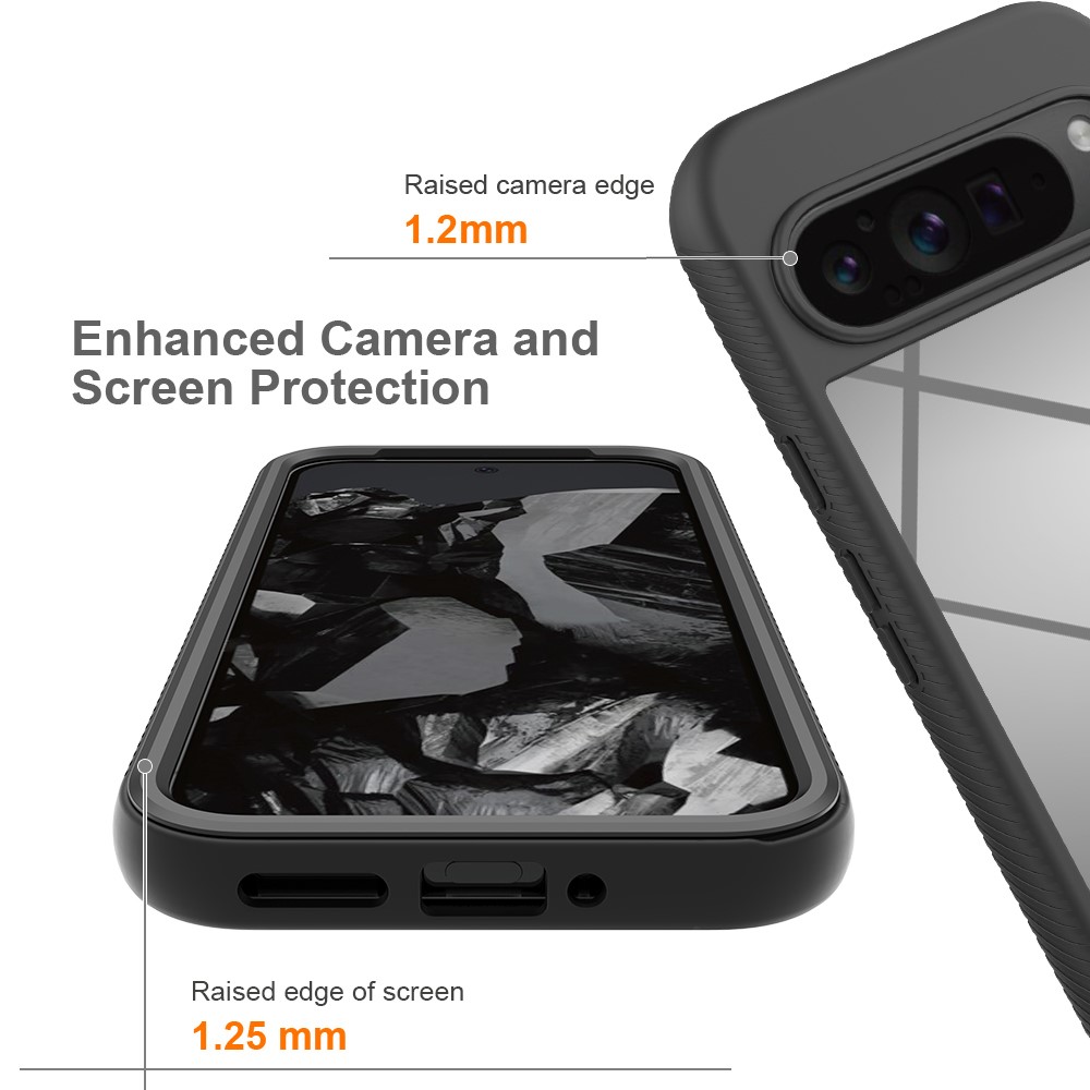  Google Pixel 9 Pro XL Skal 360 Defense Svart