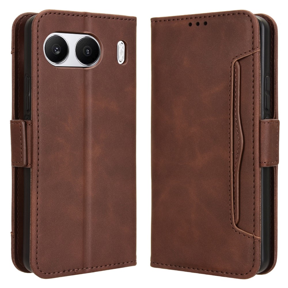  OnePlus Nord 4 Fodral Med Avtagbart Kortfodral Brun