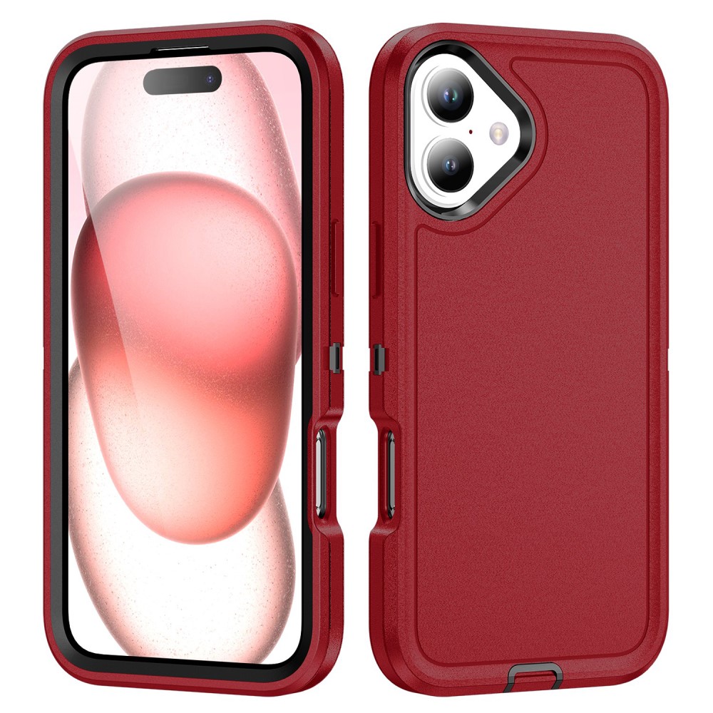  iPhone 16 Plus Skal Xtreme Shockproof Hybrid Röd