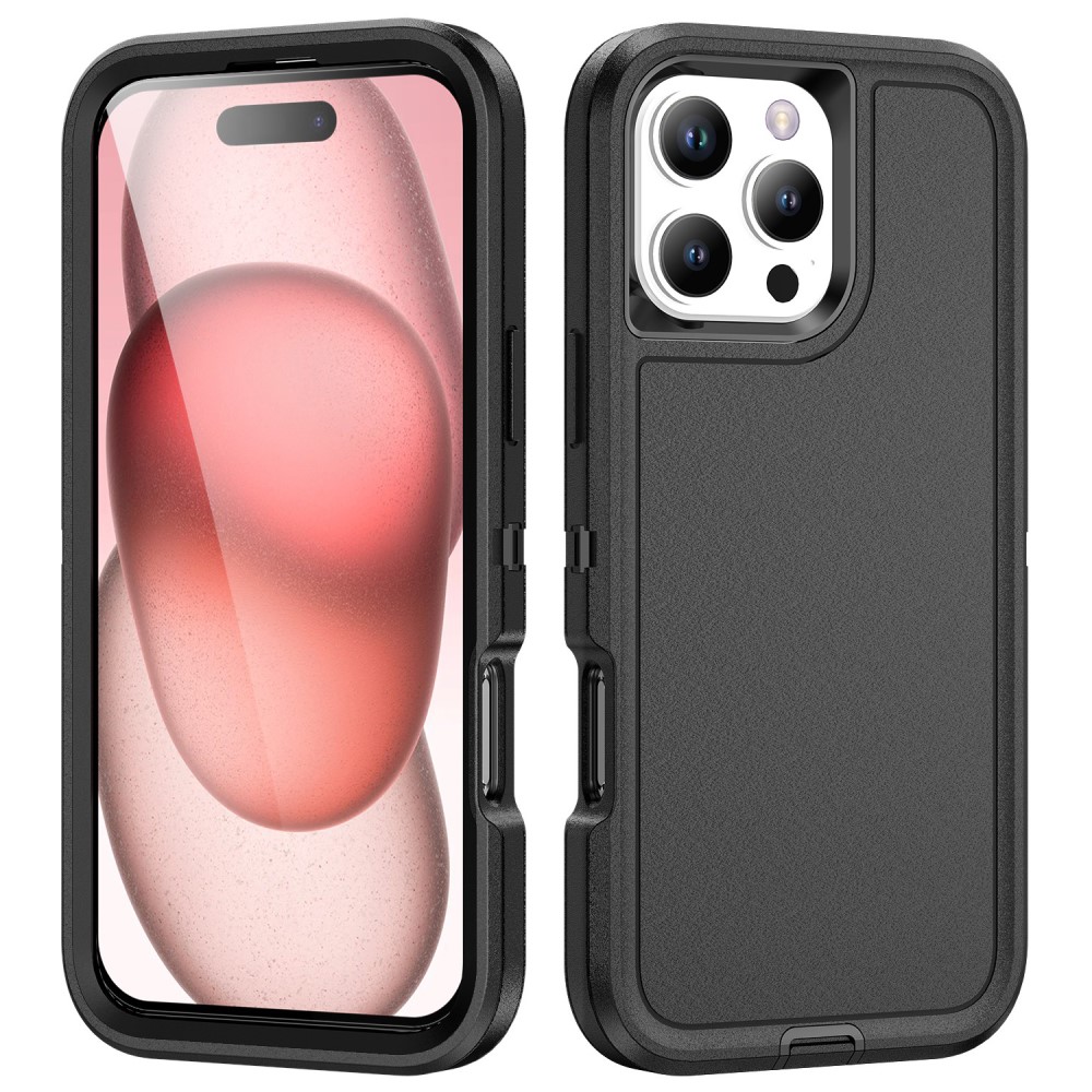  iPhone 16 Pro Skal Xtreme Shockproof Hybrid Svart