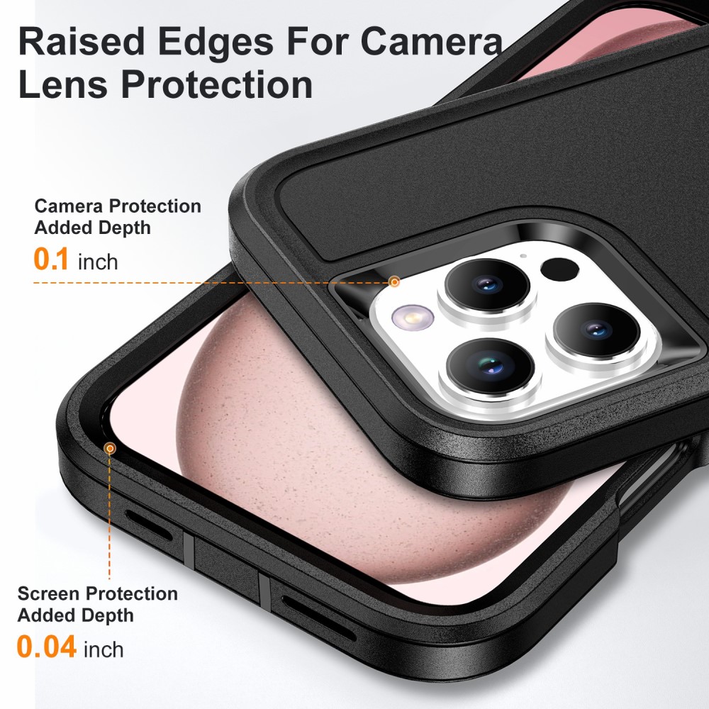  iPhone 16 Pro Skal Xtreme Shockproof Hybrid Svart