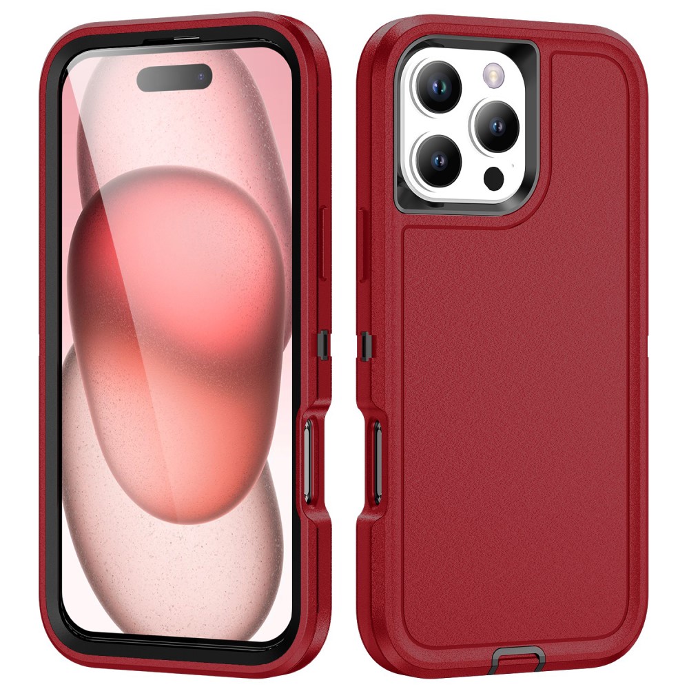  iPhone 16 Pro Skal Xtreme Shockproof Hybrid Röd