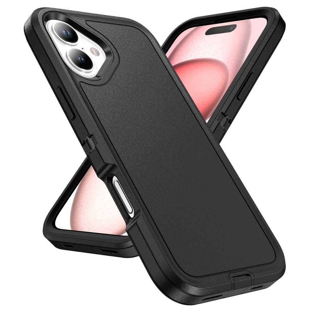  iPhone 16 Skal Xtreme Shockproof Hybrid Svart