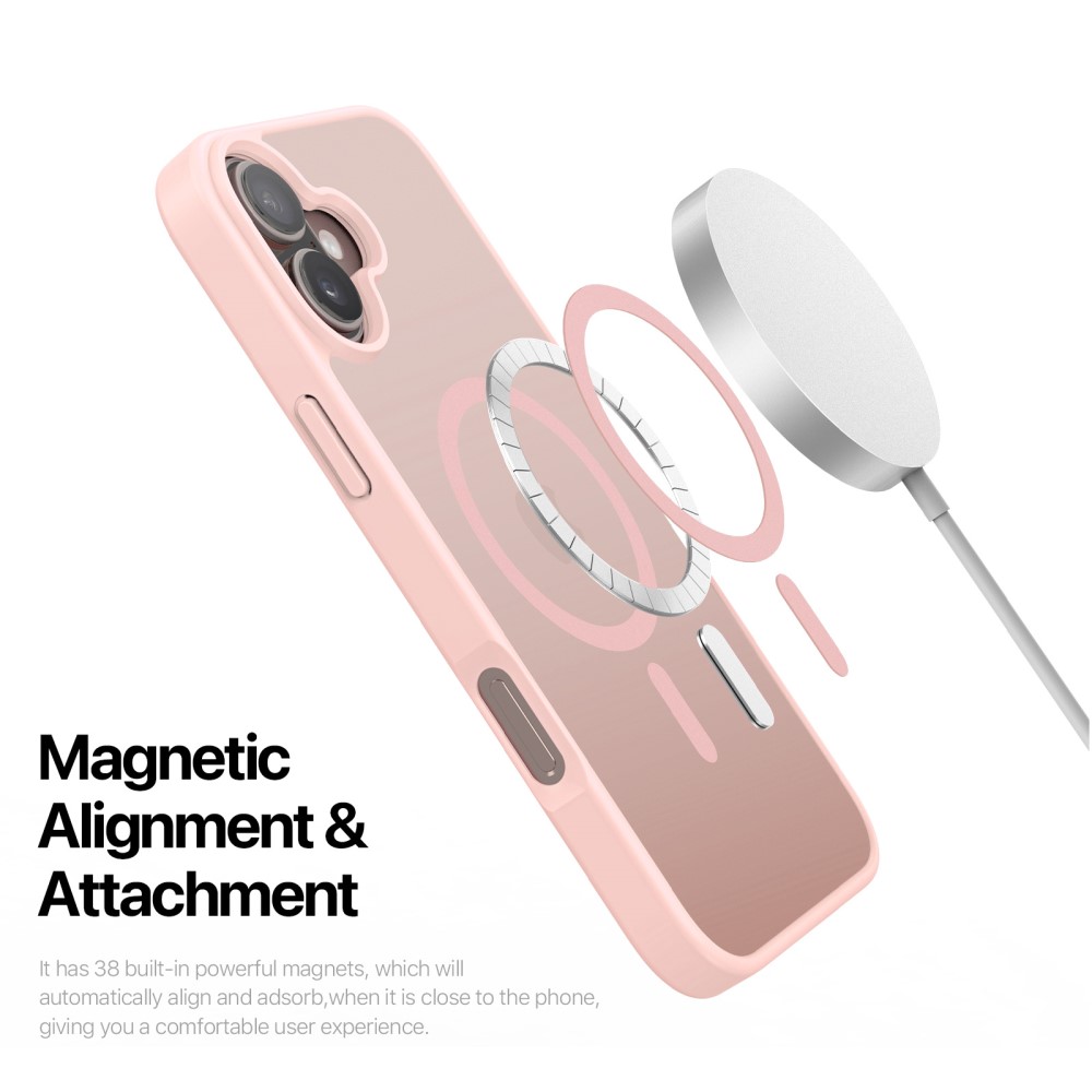 DUX DUCIS DUX DUCIS iPhone 16 Skal MagSafe Yind Series Matt Rosa