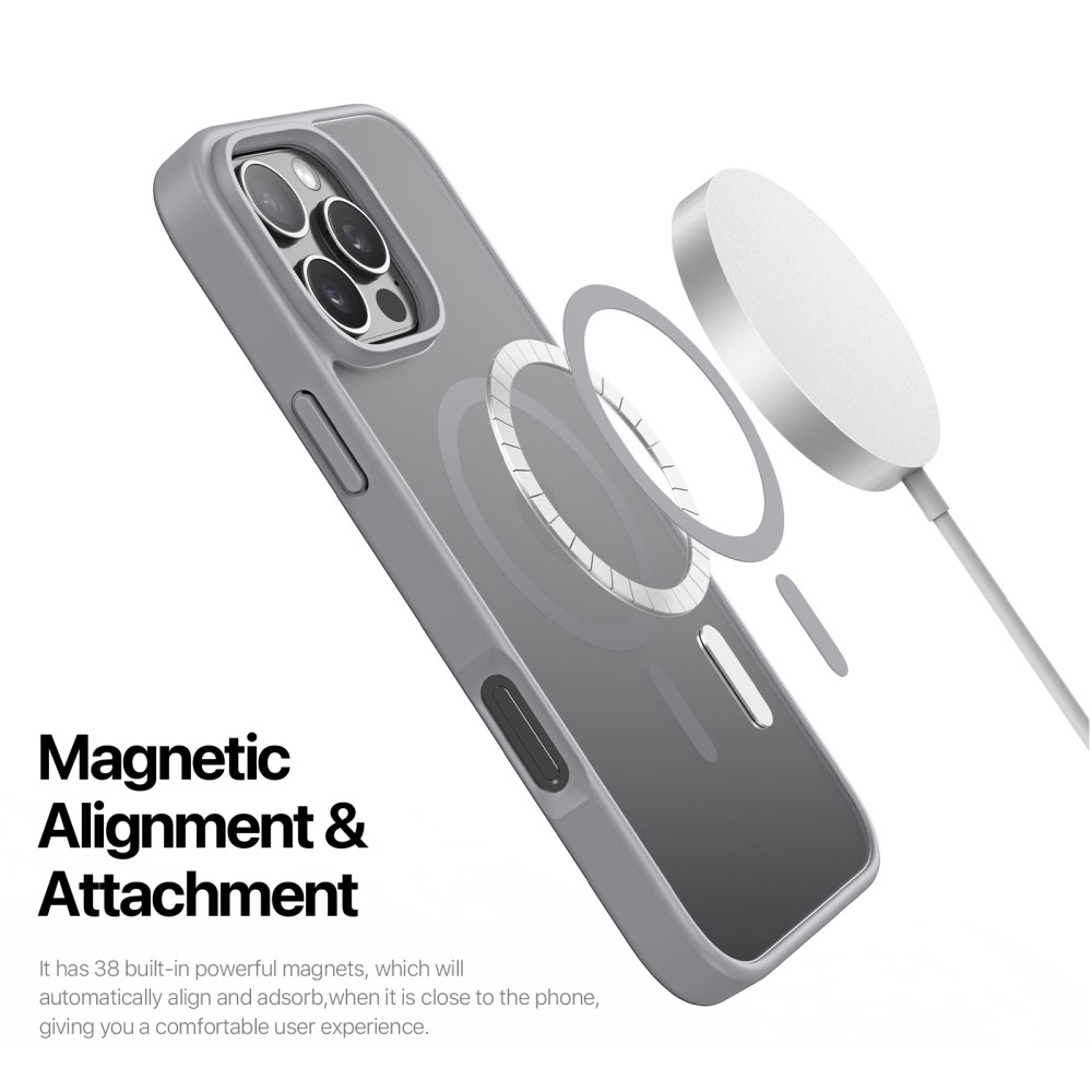 DUX DUCIS DUX DUCIS iPhone 16 Pro Skal MagSafe Yind Series Matt Grå