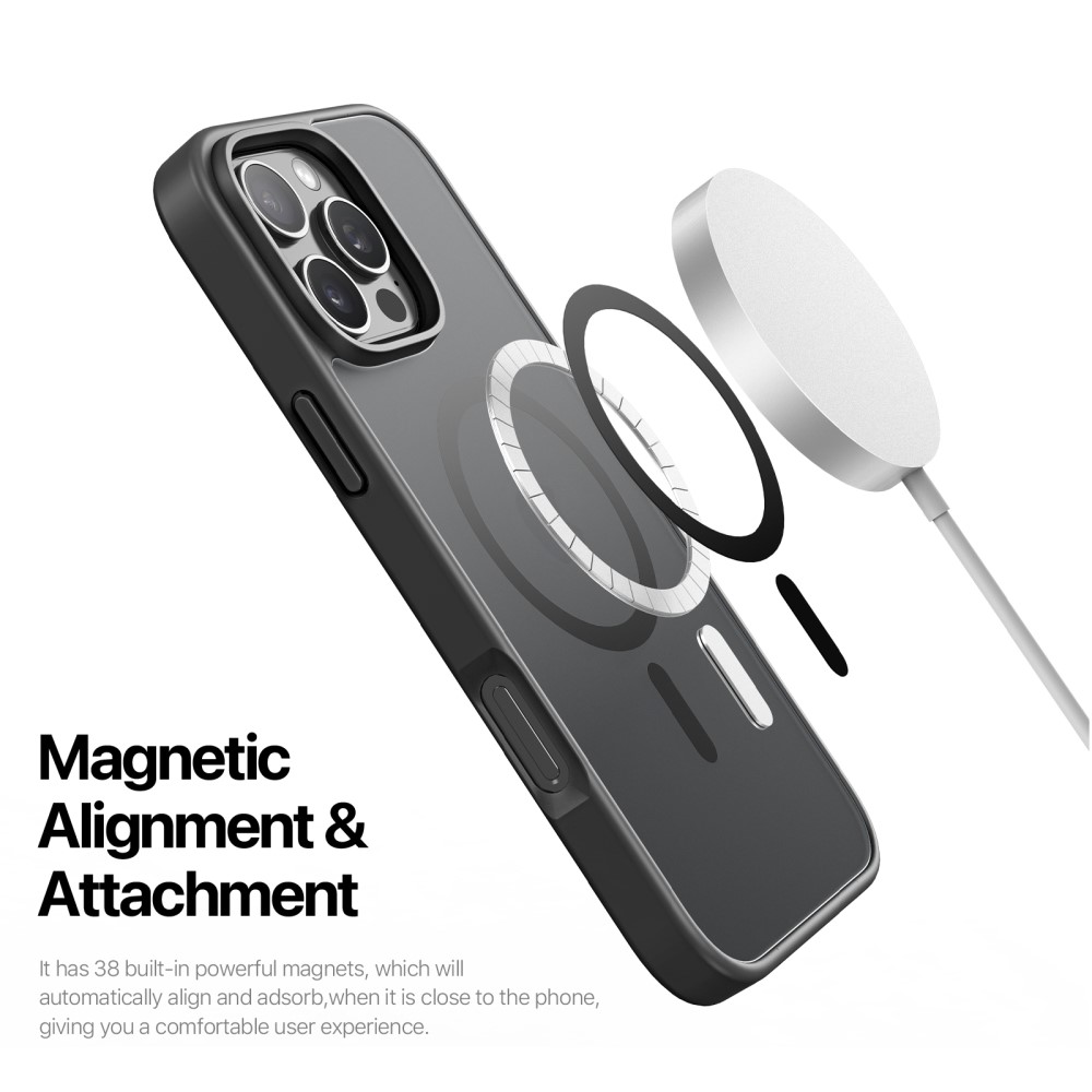 DUX DUCIS DUX DUCIS iPhone 16 Pro Max Skal MagSafe Yind Series Matt Svart