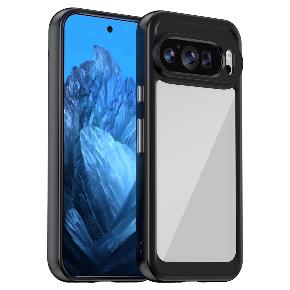  Google Pixel 9/9 Pro Skal Hybrid Svart/Transparent