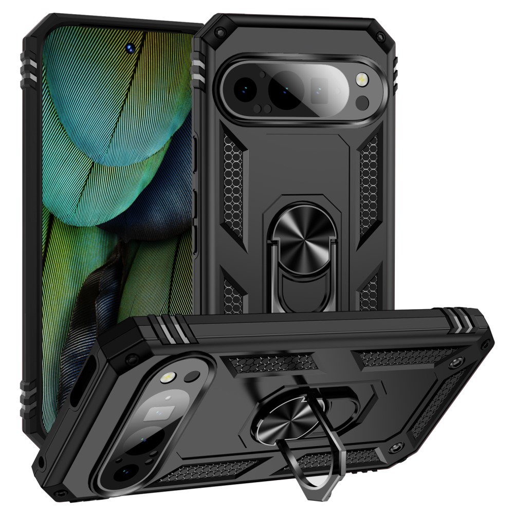  Google Pixel 9/9 Pro Skal Hybrid Armor Skal Svart